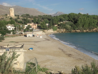 Puntazza, the very first village that we biked through.